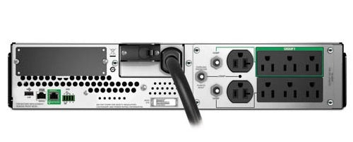 APC SMT3000RM2UC uninterruptible power supply (UPS) Line-Interactive 2.88 kVA 2700 W 8 AC outlet(s) - SMT3000RM2UC APC