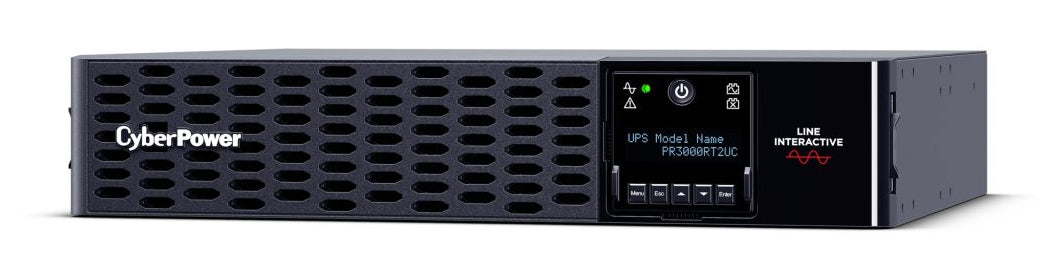 CyberPower PR3000RT2UC uninterruptible power supply (UPS) Line-Interactive 3 kVA 3000 W 9 AC outlet(s) - PR3000RT2UC