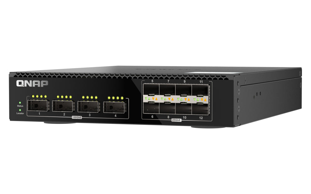 QNAP QSW-M7308R-4X network switch Managed L3 1U Black - QSW-M7308R-4X-US