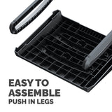 Fellowes Breyta Foot Rest - Black - 100098566