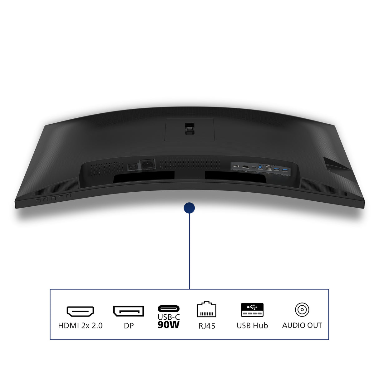 Philips 3000 series 34B2U3600C/27 computer monitor 86.4 cm (34") 3440 x 1440 pixels Wide Quad HD LCD Black - 34B2U3600C