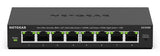 NETGEAR 8-Port Gig Plus Switch Managed L2/L3 Gigabit Ethernet (10/100/1000) Black - GS308E-400NAS