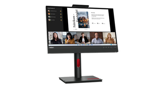 Lenovo ThinkCentre Tiny-In-One 22 computer monitor 54.6 cm (21.5") 1920 x 1080 pixels Full HD LED Black - 12N8GAR1US