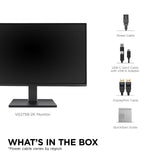 Viewsonic VG Series VG2758-2K computer monitor 68.6 cm (27") 2560 x 1440 pixels Quad HD LED Black - VG2758-2K