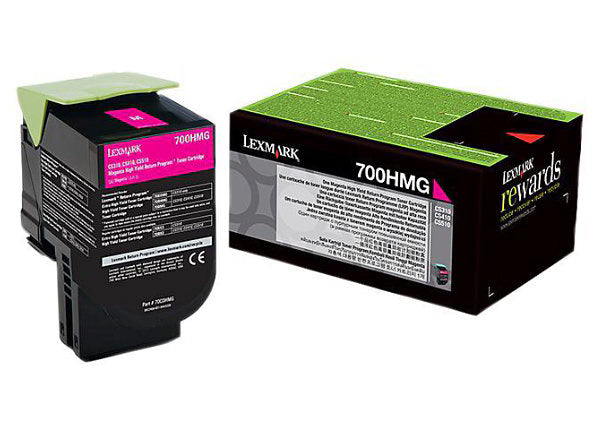 Lexmark 70C0HMG toner cartridge 1 pc(s) Original Magenta - 70C0HMG