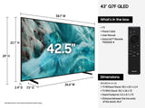 Samsung Q7F QN43Q7FAAF 109.2 cm (43") 4K Ultra HD Smart TV Wi-Fi Black - QN43Q7FAAFXZA SAMSUNG