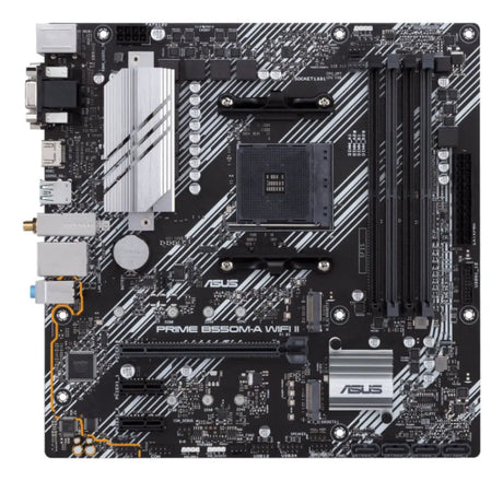 Asus motherboard on a white background