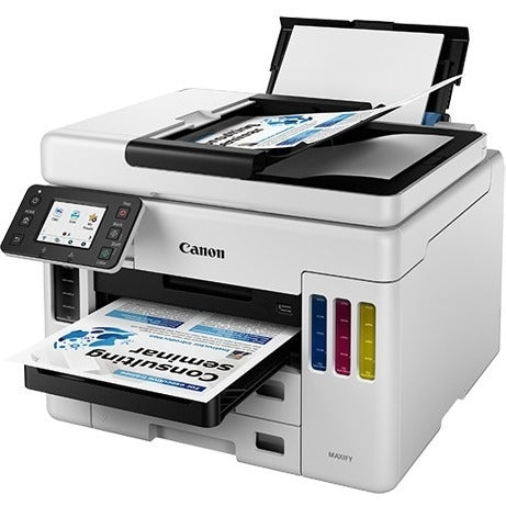 Canon MAXIFY GX7021 Wireless Inkjet Multifunction Printer - Color - Copier/Fax/Printer/Scanner - 120 - 4471C037