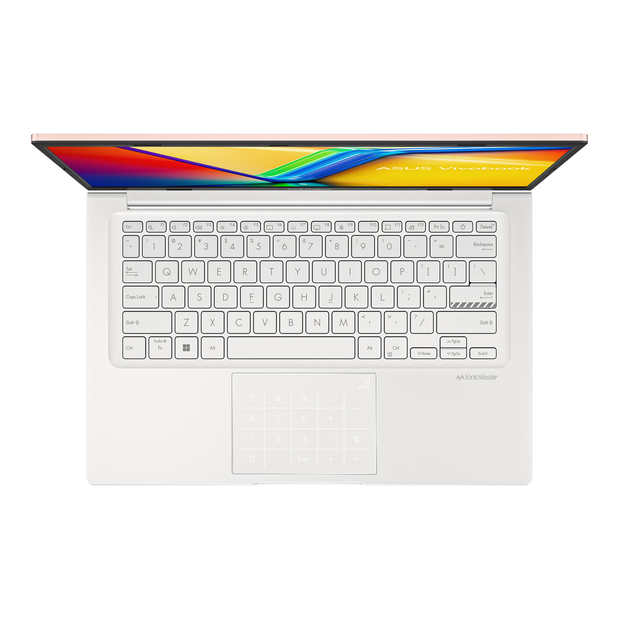 ASUS Vivobook 14 F1404VAP-QB52-PK Intel Core 5 120U Laptop 35.6 cm (14") Full HD 8 GB DDR4-SDRAM 512 GB SSD Wi-Fi 6 (802.11ax) Windows 11 Home Pink, Silver - F1404VAP-QB52-PK ASUS
