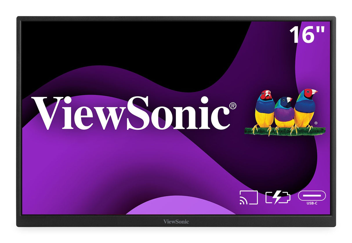 Viewsonic VG Series VG1656N computer monitor 40.6 cm (16") 1920 x 1200 pixels WUXGA LED Silver - VG1656N