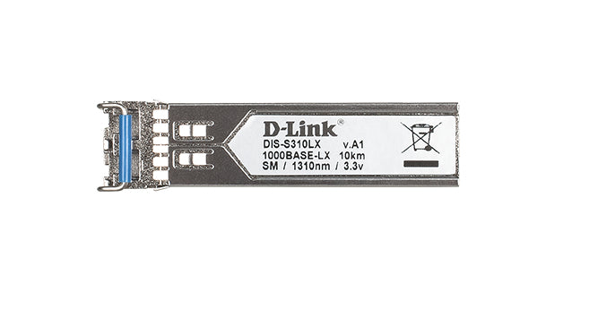 D-Link 1-port Mini-GBIC SFP to 1000BaseLX Industrial Transceiver - DIS-S310LX D-LINK