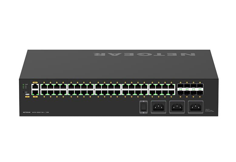 NETGEAR GSM4248UX Managed L2/L3/L4 Gigabit Ethernet (10/100/1000) Power over Ethernet (PoE) 2U Black - GSM4248UX-100NAS