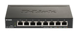 D-Link 8-Port PoE Gigabit Smart Managed Switch - DGS-1100-08PV2 D-LINK