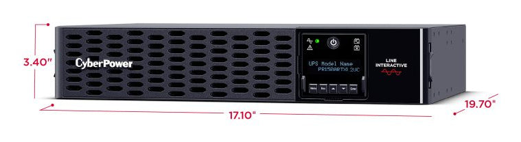 CyberPower Smart App Sinewave uninterruptible power supply (UPS) Line-Interactive 1.5 kVA 1500 W 8 AC outlet(s) - PR1500RTXL2UC CYBERPOWER
