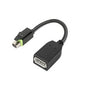 Lenovo 4X90Q93975 video cable adapter Mini DisplayPort DisplayPort Black - 4X90Q93975 LENOVO