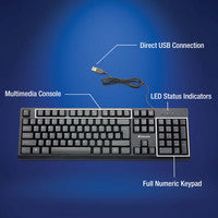 Verbatim 70734 keyboard Mouse included USB QWERTY Black - 70734