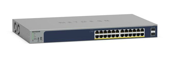 NETGEAR GS724TPP-300NAS network switch Managed L2 Gigabit Ethernet (10/100/1000) Power over Ethernet (PoE) Grey - GS724TPP-300NAS
