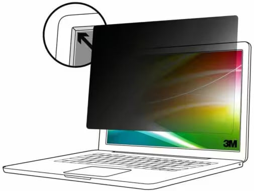 3M BP133W1B display privacy filter 33.8 cm (13.3") Netbook Frameless display privacy filter - BP133W1B 3M