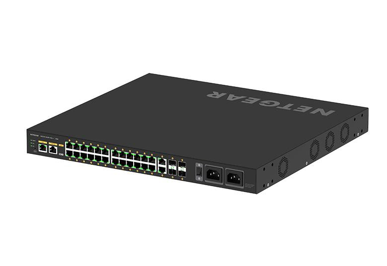 NETGEAR GSM4230UP Managed L2/L3/L4 Gigabit Ethernet (10/100/1000) Power over Ethernet (PoE) 1U Black - GSM4230UP-100NAS