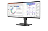 LG 34BQ77QE-B computer monitor 86.4 cm (34") 3440 x 1440 pixels UltraWide Quad HD LED Black - 34BQ77QE-B