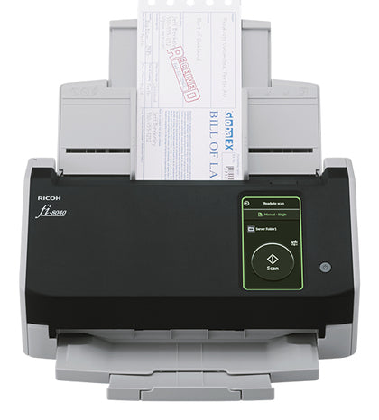 Ricoh FI-8040 ADF + Manual feed scanner 600 x 600 DPI A4 Black, Grey - PA03836-B005