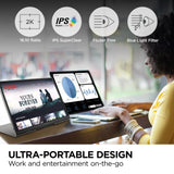 Viewsonic VG Series VG1656-2K computer monitor 40.6 cm (16") 2560 x 1600 pixels WQXGA LED Silver - VG1656-2K