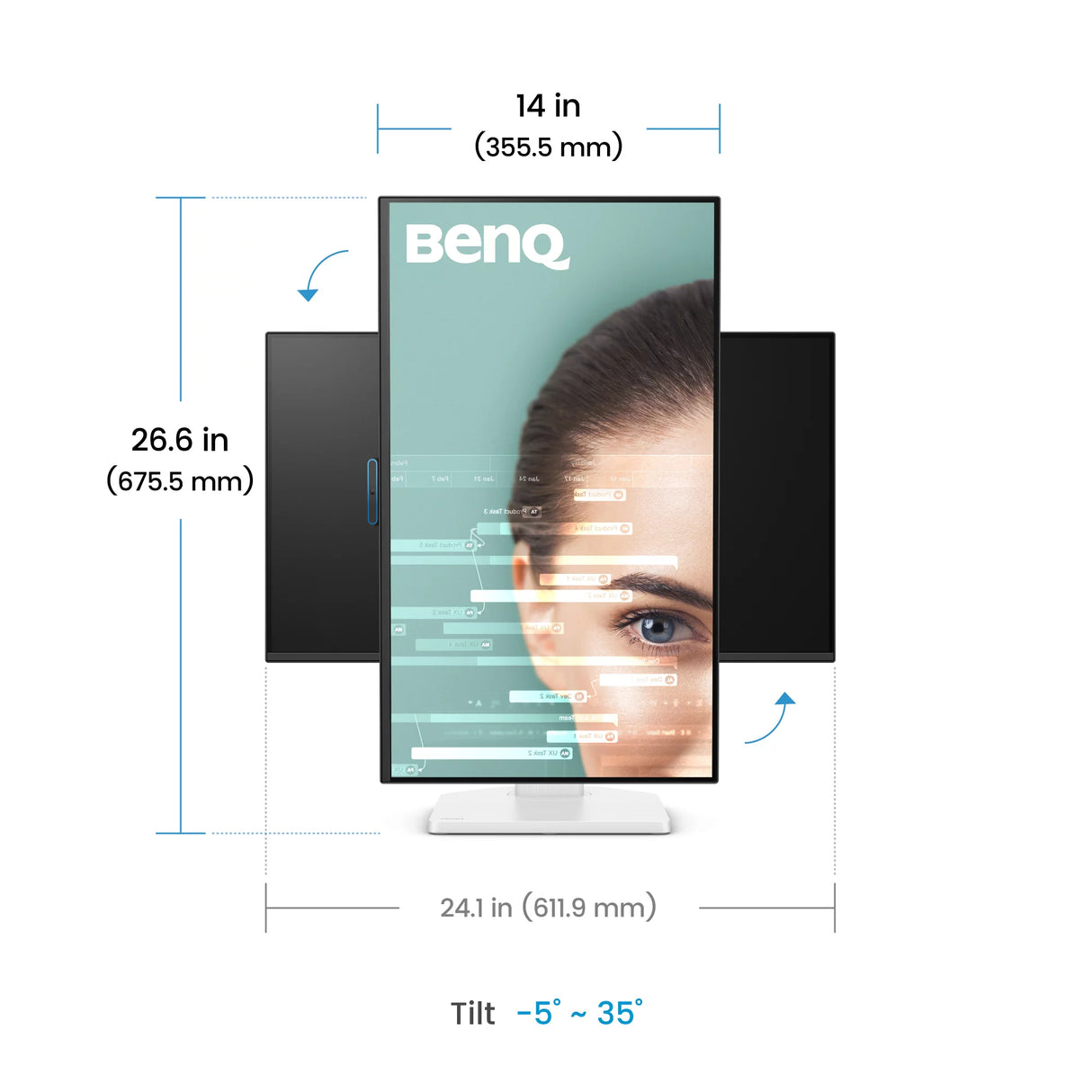 BenQ 27” 1080p FHD Eye-Care Home Office Monitor - GW2790TC BENQ