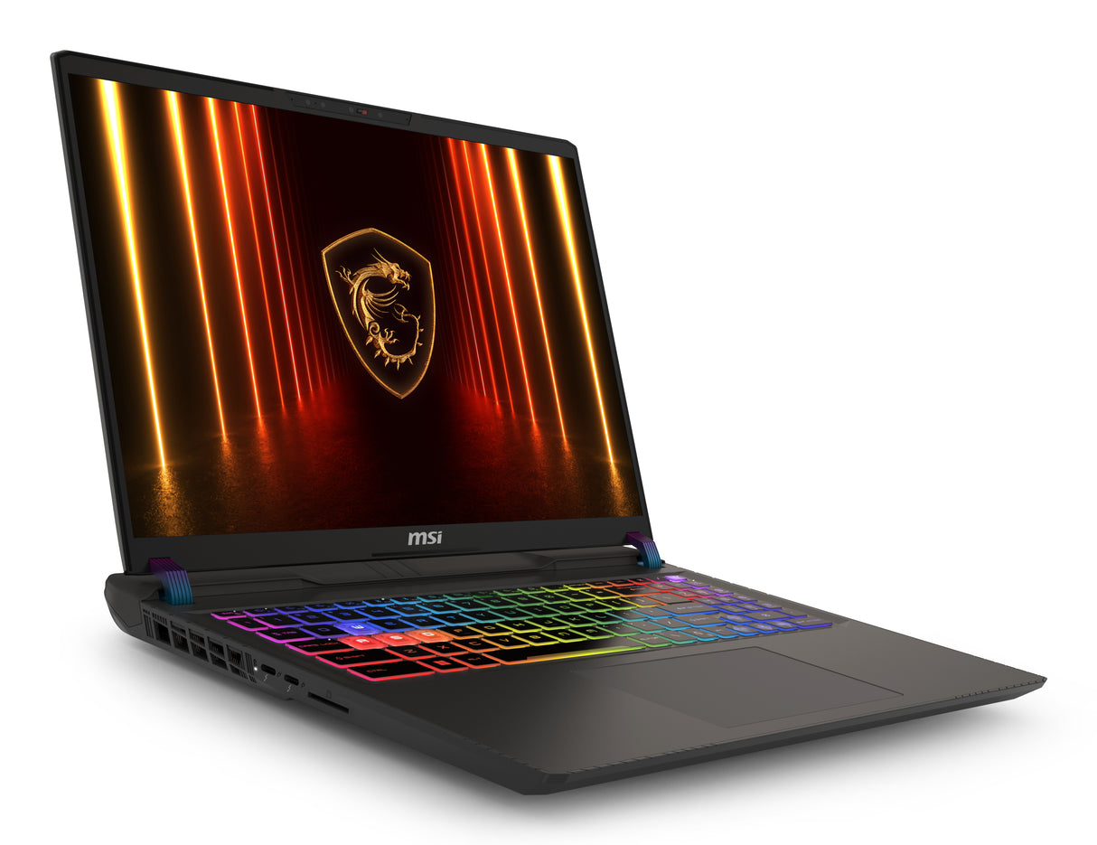 MSI Vector 16 HX AI A2XWIG-050US Intel Core Ultra 9 275HX Laptop 40.6 cm (16") Quad HD+ 16 GB DDR5-SDRAM 1 TB SSD NVIDIA GeForce RTX 5080 Wi-Fi 6E (802.11ax) Windows 11 Home Grey - VECTOR16HXA2050 MSI