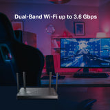 TP-Link Archer BE230 wireless router 2.5 Gigabit Ethernet Dual-band (2.4 GHz / 5 GHz) Black - ARCHER BE230
