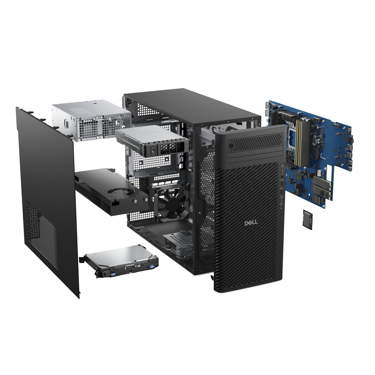 DELL Pro Max FCT2250 T2 Intel Core Ultra 7 265 16 GB DDR5-SDRAM 512 GB SSD AMD Radeon Pro W7500 Windows 11 Pro Tower PC Black - 6M9C6 DELL