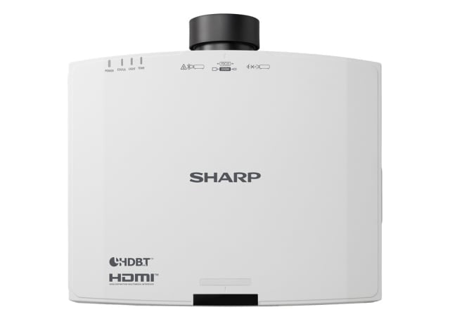 Sharp Standard throw projector 8000 ANSI lumens 3LCD WUXGA (1920x1200) 3D White - XP-V801U-W