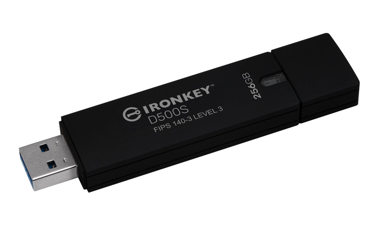 Kingston Technology IronKey 256GB D500S FIPS 140-3 Lvl 3 AES-256 - IKD500S/256GB