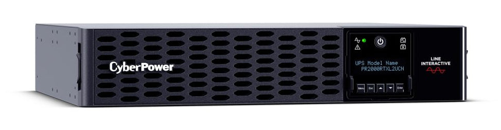 CyberPower Smart App Sinewave uninterruptible power supply (UPS) Line-Interactive 2 kVA 2000 W 8 AC outlet(s) - PR2000RTXL2UCN