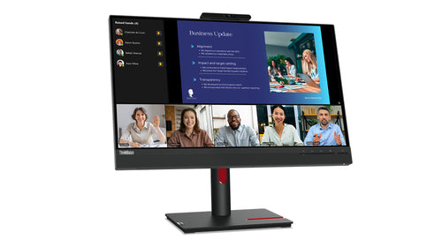 Lenovo ThinkVision T24v-30 60.5 cm (23.8") 1920 x 1080 pixels Full HD LED Black - 63D8MAR3US