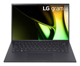 LG Gram 14Z90S Intel Core Ultra 7 155H Laptop 35.6 cm (14") WUXGA 16 GB LPDDR5x-SDRAM 512 GB SSD Wi-Fi 6E (802.11ax) Windows 11 Pro US English Black - 14Z90S-V.APB5U1 LG