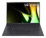 LG Gram 14Z90S Intel Core Ultra 7 155H Laptop 35.6 cm (14") WUXGA 16 GB LPDDR5x-SDRAM 512 GB SSD Wi-Fi 6E (802.11ax) Windows 11 Pro US English Black - 14Z90S-V.APB5U1