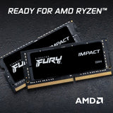 Kingston Technology FURY 16GB 3200MT/s DDR4 CL20 SODIMM Impact - KF432S20IB/16