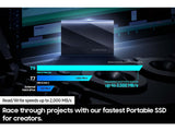 Samsung MU-PG4T0B 4 TB USB Type-C 3.2 Gen 1 (3.1 Gen 1) Black - MU-PG4T0B/AM