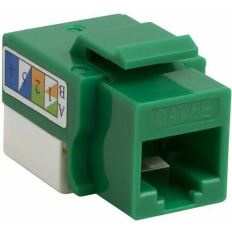4XEM 4XEM 10 pack Cat5e RJ45 Keystone Jack UTP 110-Type (Green) - 10 Pack - 1 x RJ-45 Network Female - Green - 4XKJC5EGN10PK