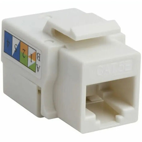 4XEM 4XEM 10 pack Cat5e RJ45 Keystone Jack UTP 110-Type (White) - 10 Pack - 1 x RJ-45 Network Female - White - 4XKJC5EWH10PK