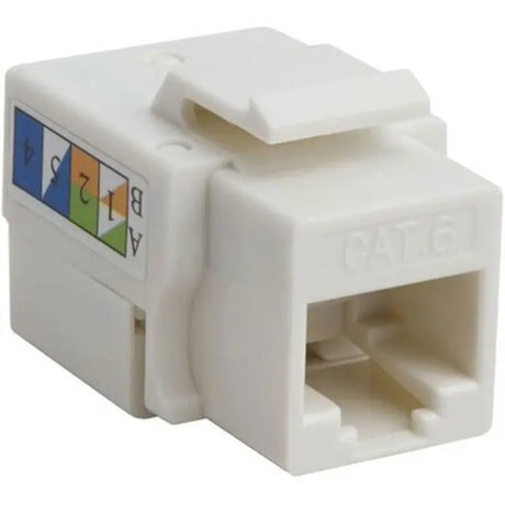 4XEM 4XEM 10 pack Cat6 RJ45 Keystone Jack UTP 110-Type (White) - 10 Pack - 1 x RJ-45 Network Female - White - 4XKJC6WH10PK