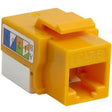 4XEM 4XEM 10 pack Cat6 RJ45 Keystone Jack UTP 110-Type (Yellow) - 10 Pack - 1 x RJ-45 Network Female - Yellow - 4XKJC6YL10PK