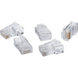 4XEM 4XEM 1000PK Cat5e RJ45 Ethernet Plugs/Connectors - 1000 Pack - 1 x RJ-45 Network Male - Clear - 4X1000PKC5E