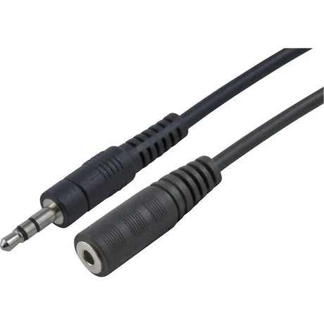 4XEM 4XEM 10ft 3.5MM Stereo Mini Jack M/F Audio Extension Cable - 10 ft Mini-phone Audio Cable for Audio Device, Headphone, PC, iPod - First End: 1 x Mini-phone Stereo Audio - Female - Second End: 1 x Mini...  - 4X35MF10