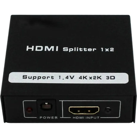 4XEM 4XEM 2 Port HDMI 4K Splitter - 3840 × 2160 - 340 MHzMaximum Video Bandwidth - 82.02 ft Maximum Operating Distance - 1 x HDMI In - 2 x HDMI Out - 4XHDMI24K2K