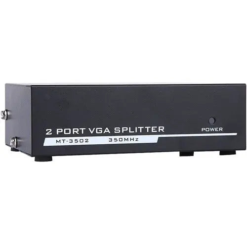 4XEM 4XEM 2-Port VGA Splitter 350 MHz - 350 MHz to 350 MHz - 2048 x 1536 - 213 ft Maximum Operating Distance - VGA In - VGA Out - 4XVGASP3502