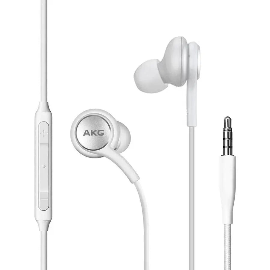 4XEM 4XEM 3.5mm AKG Earphones with Mic and Volume Control (White) - Mini-phone (3.5mm) - Wired - Earbud - In-ear - White - 4XSAMEARAKGW