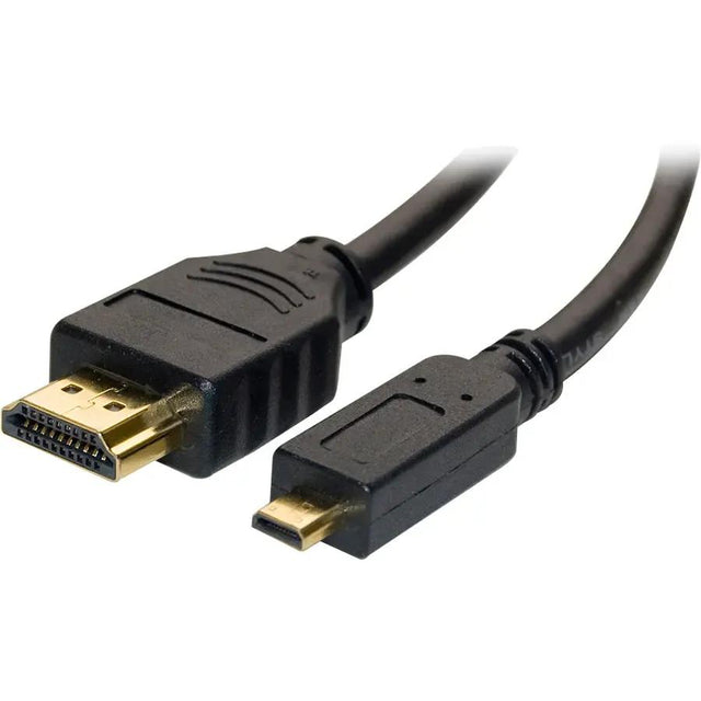 4XEM 4XEM 3FT Micro HDMI To HDMI Adapter Cable - 3 ft HDMI/Micro HDMI A/V Cable for TV, Projector, Audio/Video Device, Monitor, Camera, Cellular Phone, Smartphone, HDTV - First End: 1 x 19-pin Micro HDMI 1...  - 4XHDMIMICRO3FT