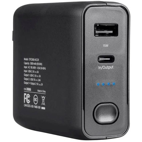 4XEM 4XEM 5000mAh Power Bank AC Portable mobile Charger Combo - 4XEM 5000mAh Power Bank AC Portable mobile Charger Combo - 4XCPC5000CHARGE