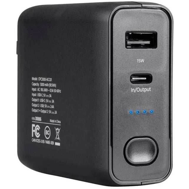 4XEM 4XEM 5000mAh Power Bank AC Portable mobile Charger Combo - 4XEM 5000mAh Power Bank AC Portable mobile Charger Combo - 4XCPC5000CHARGE